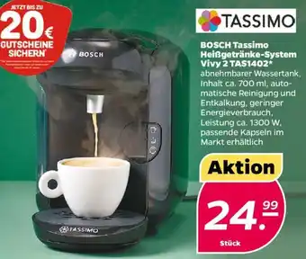 NETTO BOSCH Tassimo Heißgetränke-System Vivy 2 TAS1402 Angebot