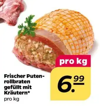 NETTO Frischer Puten-rollbraten gefüllt mit Kräutern Angebot