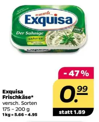 NETTO Exquisa Frischkäse 175 - 200 g Angebot