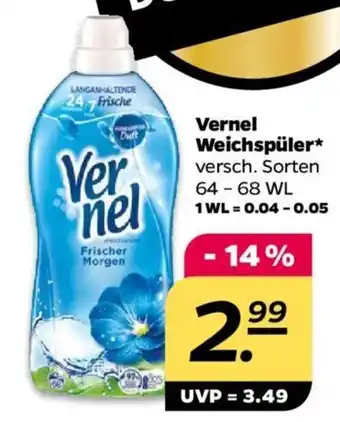 NETTO Vernel Weichspüler 64-68 WL Angebot