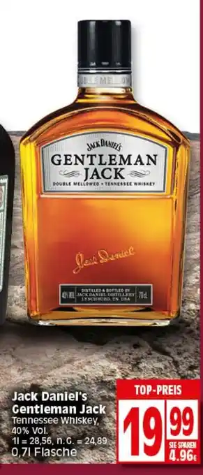 Elli Markt Jack Daniel's Gentleman Jack Tennessee Whiskey, 40% Vol. 700ml Angebot