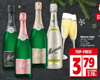 Elli Markt Mumm Sekt 750ml Angebot