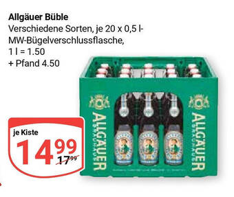 Globus Allgäuer Büble 20 x 0,5 l Angebot