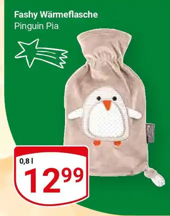 Globus Fashy Wärmeflasche Pinguin Pia 0,8 l Angebot