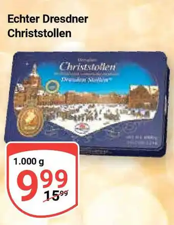 Globus Echter Dresdner Christstollen 1.000 g Angebot