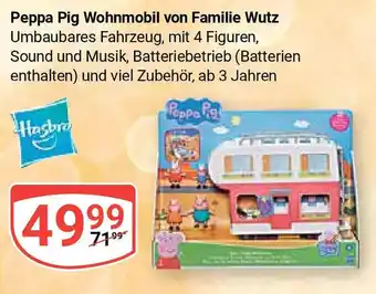 Globus Peppa Pig Wohnmobil von Familie Wutz Hasbra Angebot