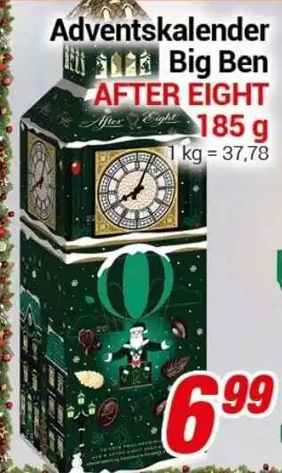 CENTERSHOP Adventskalender Big Ben AFTER EIGHT After Eight 185 g Angebot