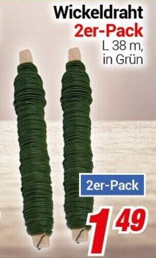 CENTERSHOP Wickeldraht 2er-Pack 2er-Pack Angebot