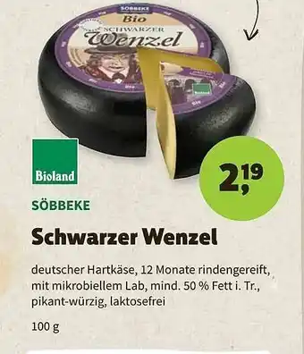 Biomarkt Söbbeke Schwarzer Wenzel Bioland Angebot