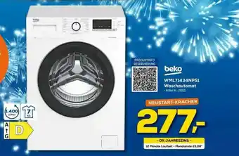 Euronics Beko Wml71434nps1 Waschautomat Angebot