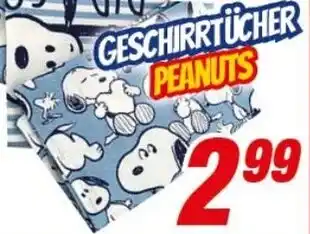 CENTERSHOP GESCHIRRTÜCHER PEANUTS Angebot