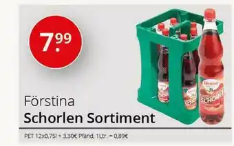 Sagasser Förstina Schorlen Sortiment Angebot