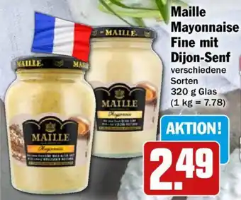 Hit Maille Mayonnaise Fine mit Dijon-Senf 320 g Glas Angebot