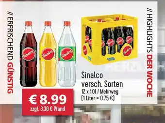 Getränkehaus Sinalco Angebot