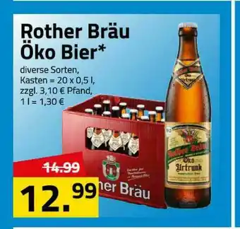 Logo Getränkemarkt Rother Bräu öko Bier Angebot