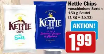 Hit Kettle Chips 150 g Beutel Angebot