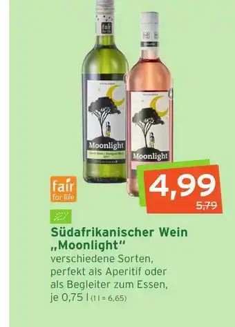 Naturgut Südafrikanischer Wein „moonlight” Angebot