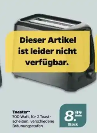 NETTO Toaster 700 Watt Angebot