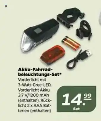 NETTO Akku-fahrrad-beleuchtungs-set Angebot