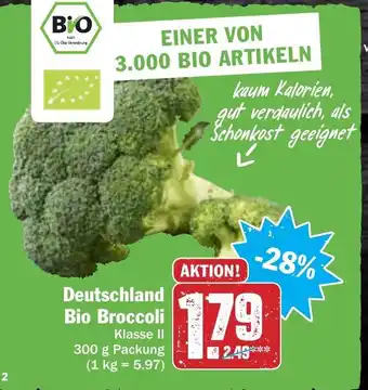 Hit Deutschland Bio Broccoli 300g Angebot