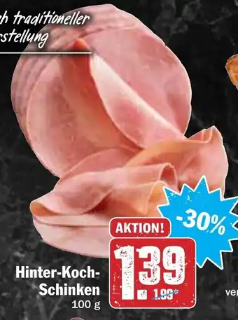 Hit Hinter Koch Schinken 100g Angebot