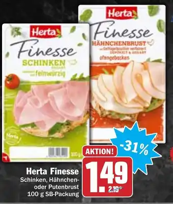 Hit Herta Finesse 100g Angebot