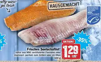 Hit Frisches Seelachsfilet 100g Angebot