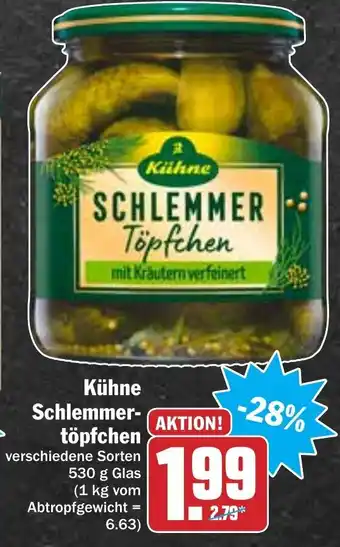 Hit Kühne Schlemmertöpfchen 530g Angebot