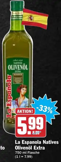 Hit La Espanola Natives Olivenöl Extra 750ml Angebot