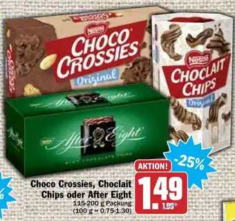 Hit Choco Crossies, Choclait Chips oder After Eight 115-200g Angebot