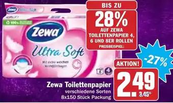 Hit Zewa Toilettenpapier Angebot