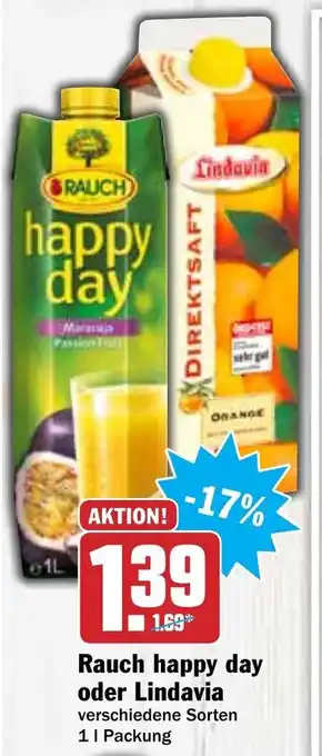 Hit Rauch Happy Day oder Lindavia 1L Angebot