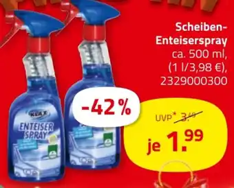 ROLLER Scheiben-Enteiserspray ca. 500 ml Angebot