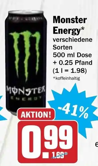 Hit Monster Energy 500ml Angebot