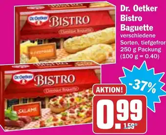 Hit Dr. Oetker Bistro Baguette 250g Angebot