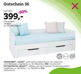 Mömax Ausziehbett „HONEY" ca. 90-180/200cm Angebot