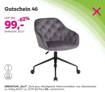 Mömax Drehstuhl ,,ELLY" Angebot