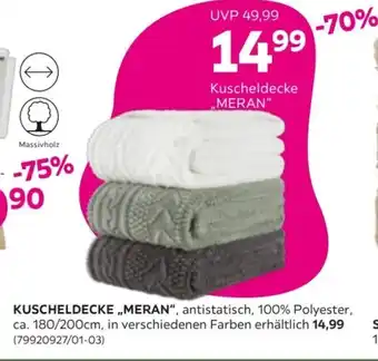 Mömax Kuscheldecke ,,MERAN" Angebot