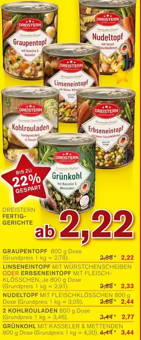 KODi DREISTERN FERTIGGERICHTE 800 g Dose Angebot