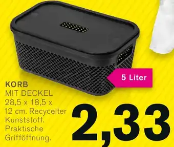 KODi KORB MIT DECKEL 5 Liter Angebot