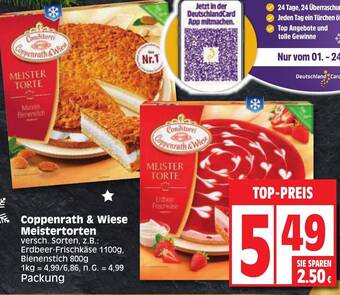 Edeka Coppenrath & Wiese Meistertorten Angebot