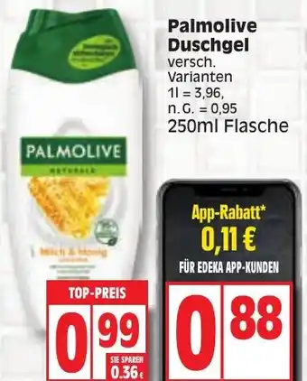 Edeka Palmolive Duschgel 250 ml Flasche Angebot