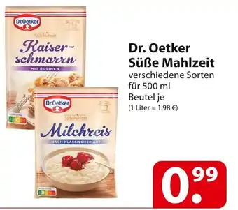 Famila Nord Ost Dr. Oetker Süße Mahlzeit 500 ml Beutel Angebot