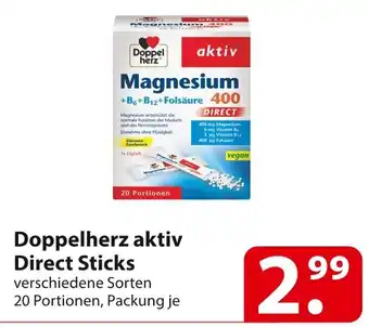 Famila Nord Ost Doppelherz aktiv Direct Sticks Angebot