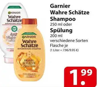 Famila Nord Ost Garnier Wahre Schätze Shampoo 250 ml oder Spülung 200 ml Angebot