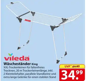 Famila Nord Ost vileda Wäscheständer King Angebot