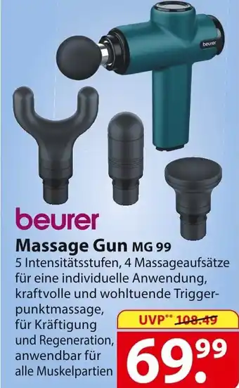 Famila Nord Ost beurer Massage Gun MG 99 Angebot