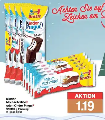 Famila Nord West Kinder Milchschnitte oder Kinder Pingui 120/140-g-Packung Angebot