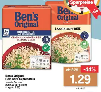 Famila Nord West Ben's Original Reis oder Expressreis 220/500-g-Packung Angebot