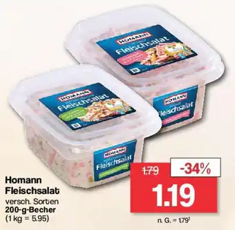 Famila Nord West Homann Fleischsalat 200-g-Becher Angebot